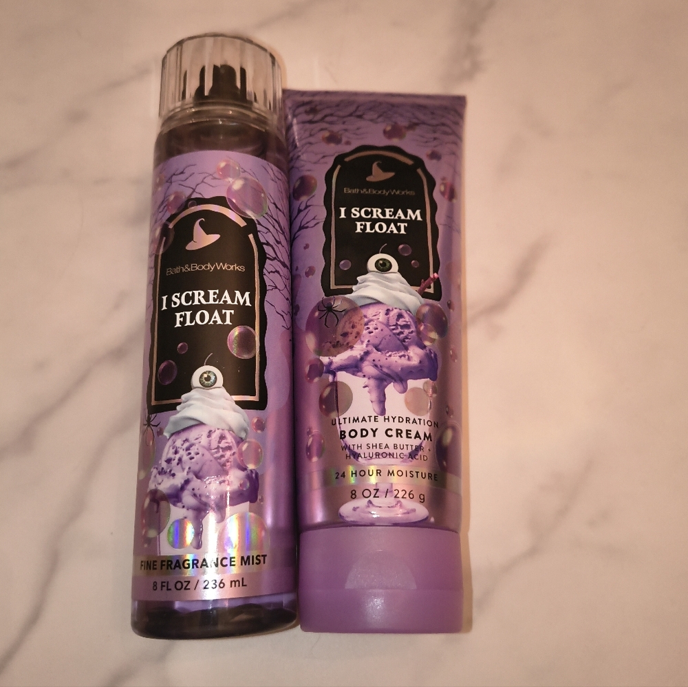 Bath & Body Works I Scream Float Halloween Body Care Set NWT
